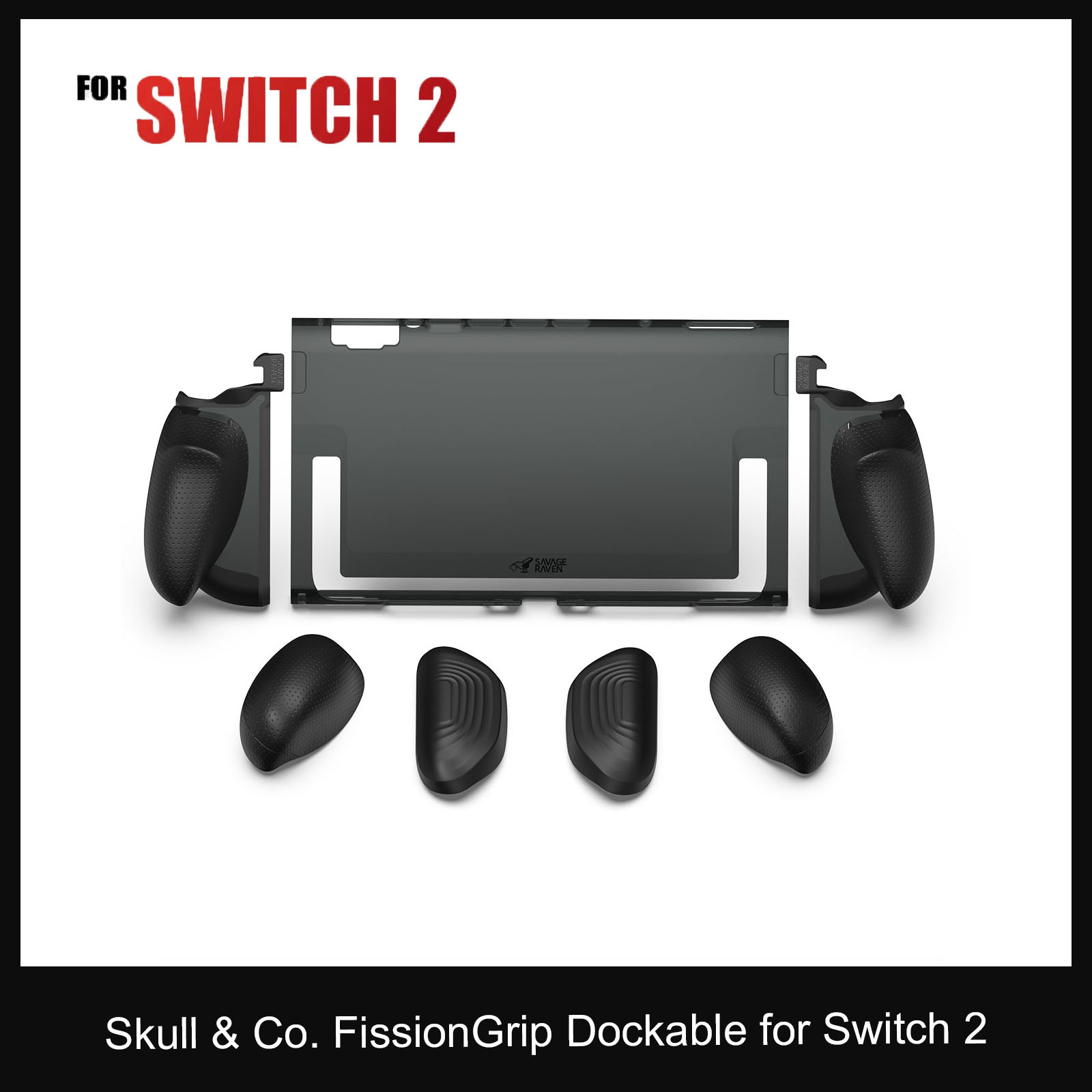 Gaming Console Nintendo Switch 2 - Skull & Co. FissionGrip'den Savage Raven,