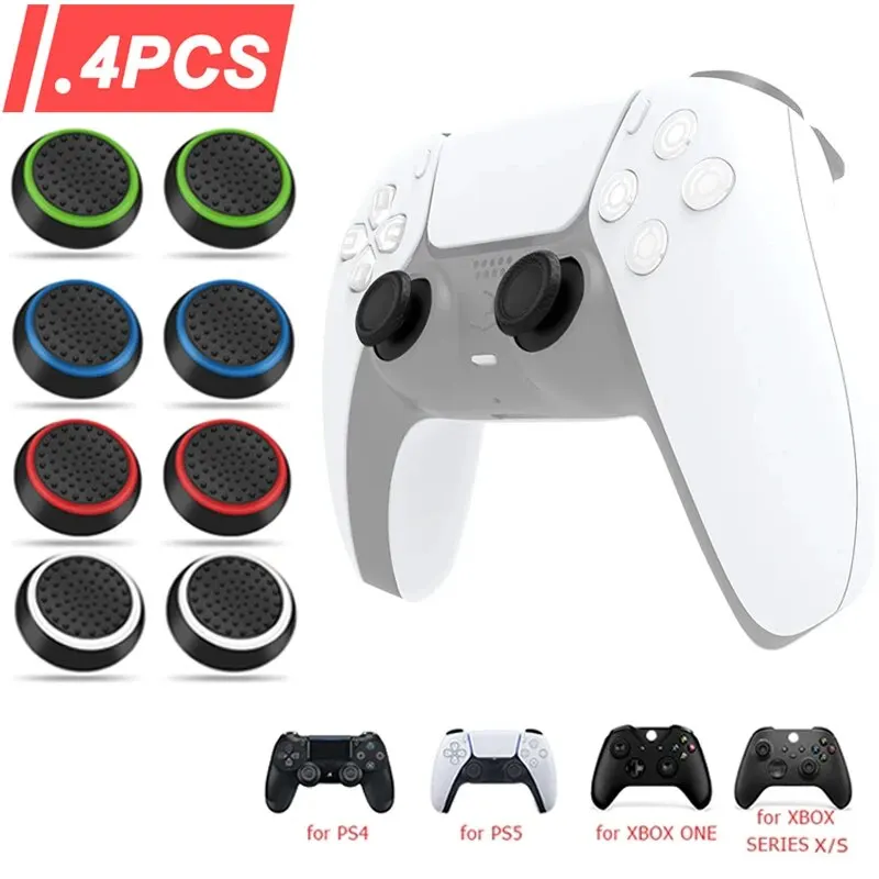 Gaming Console Xbox - 4 adet silikon Analog ThumbStick kavrama