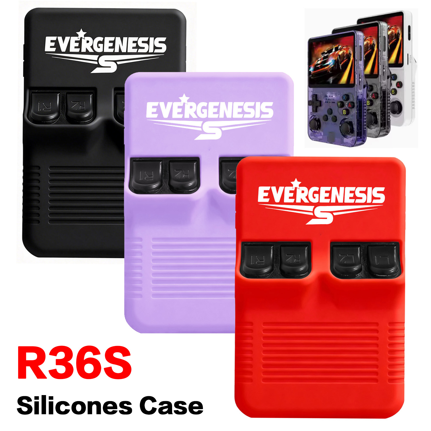 R36S Silikon Kılıf El Oyun Kon - Gaming Console Box incelemesi ve fiyatı